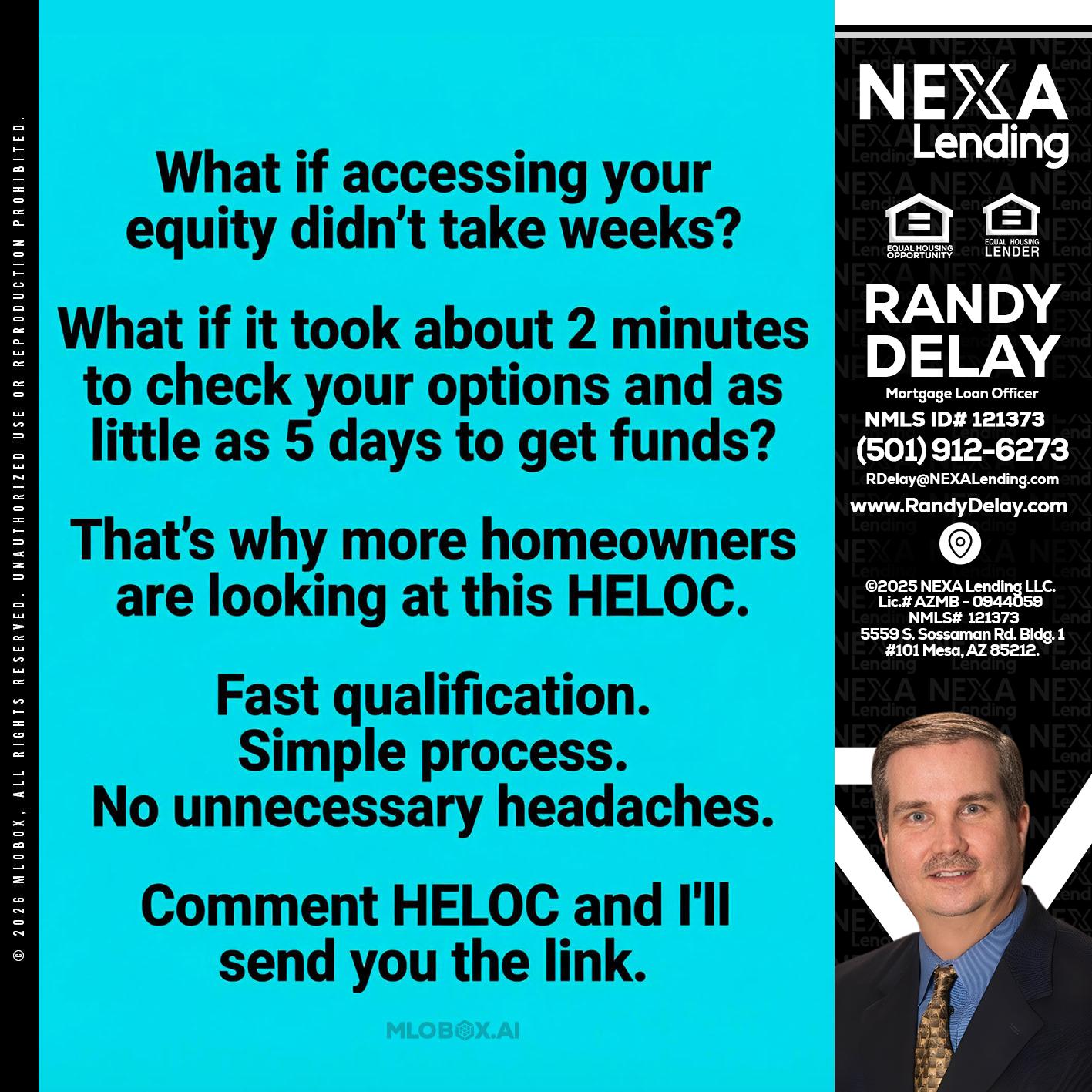 what if - Randy DeLay -Mortgage Loan Officer