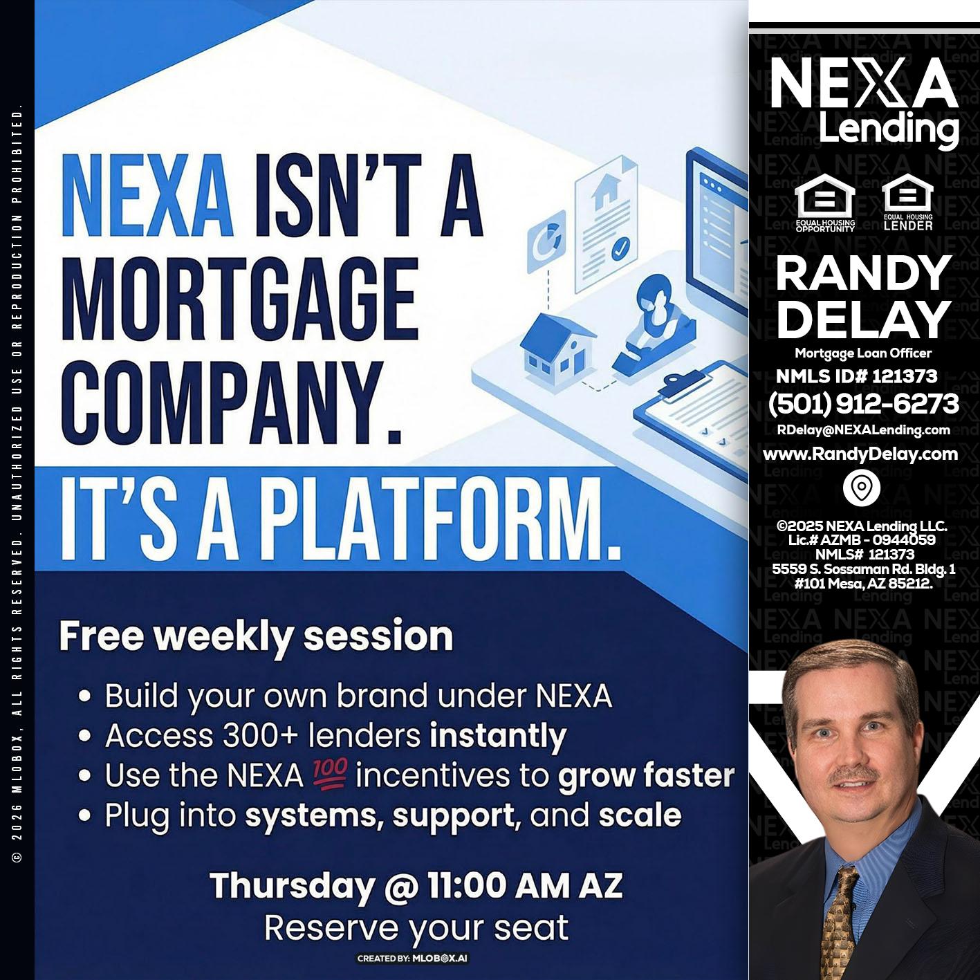 NEXA ISNT - Randy DeLay -Mortgage Loan Officer