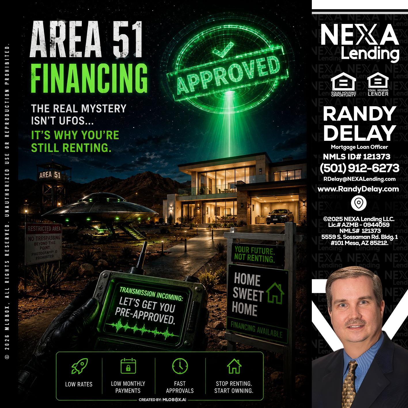 AREA 51 - Randy DeLay -Mortgage Loan Officer