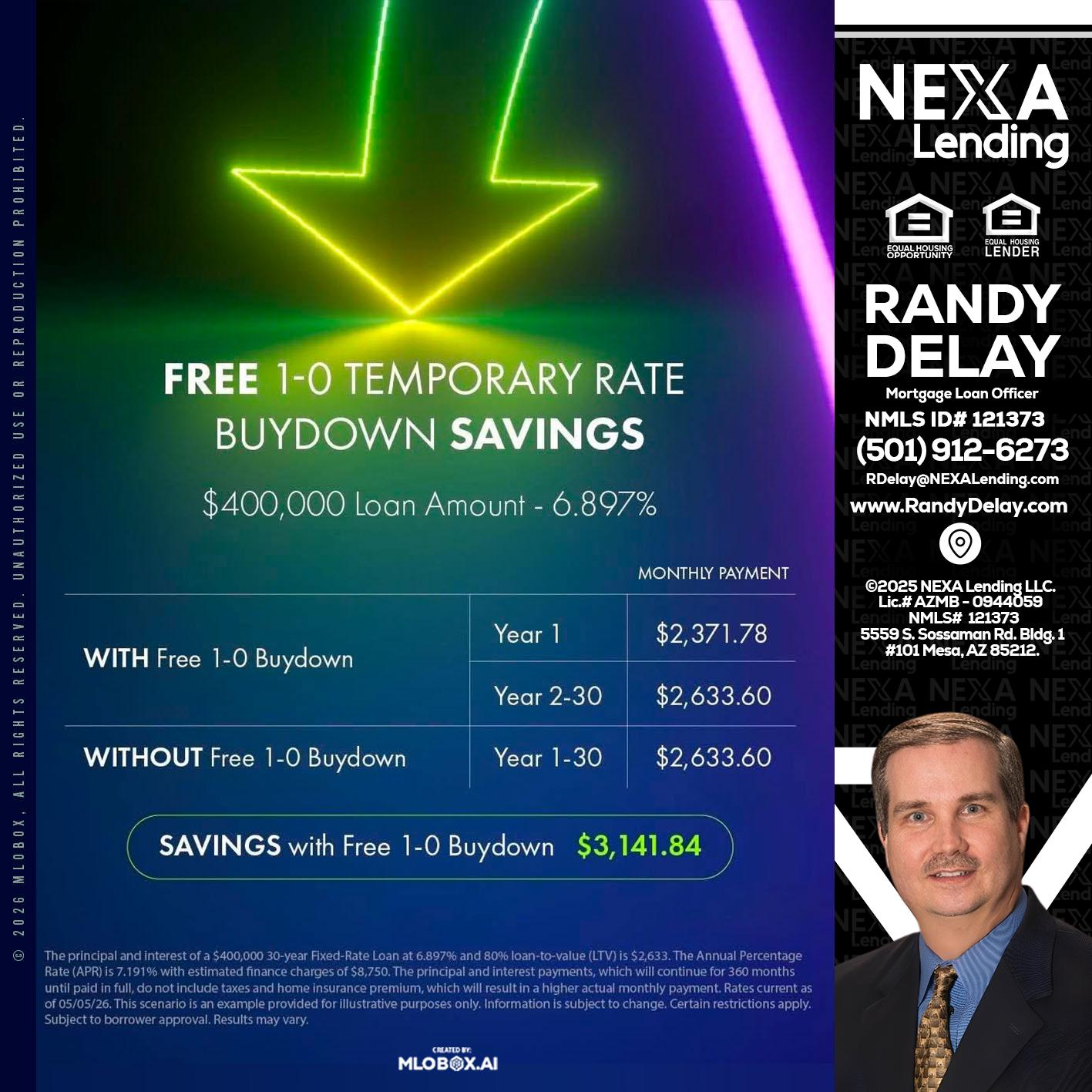 BUYDOWN - Randy DeLay -Mortgage Loan Officer