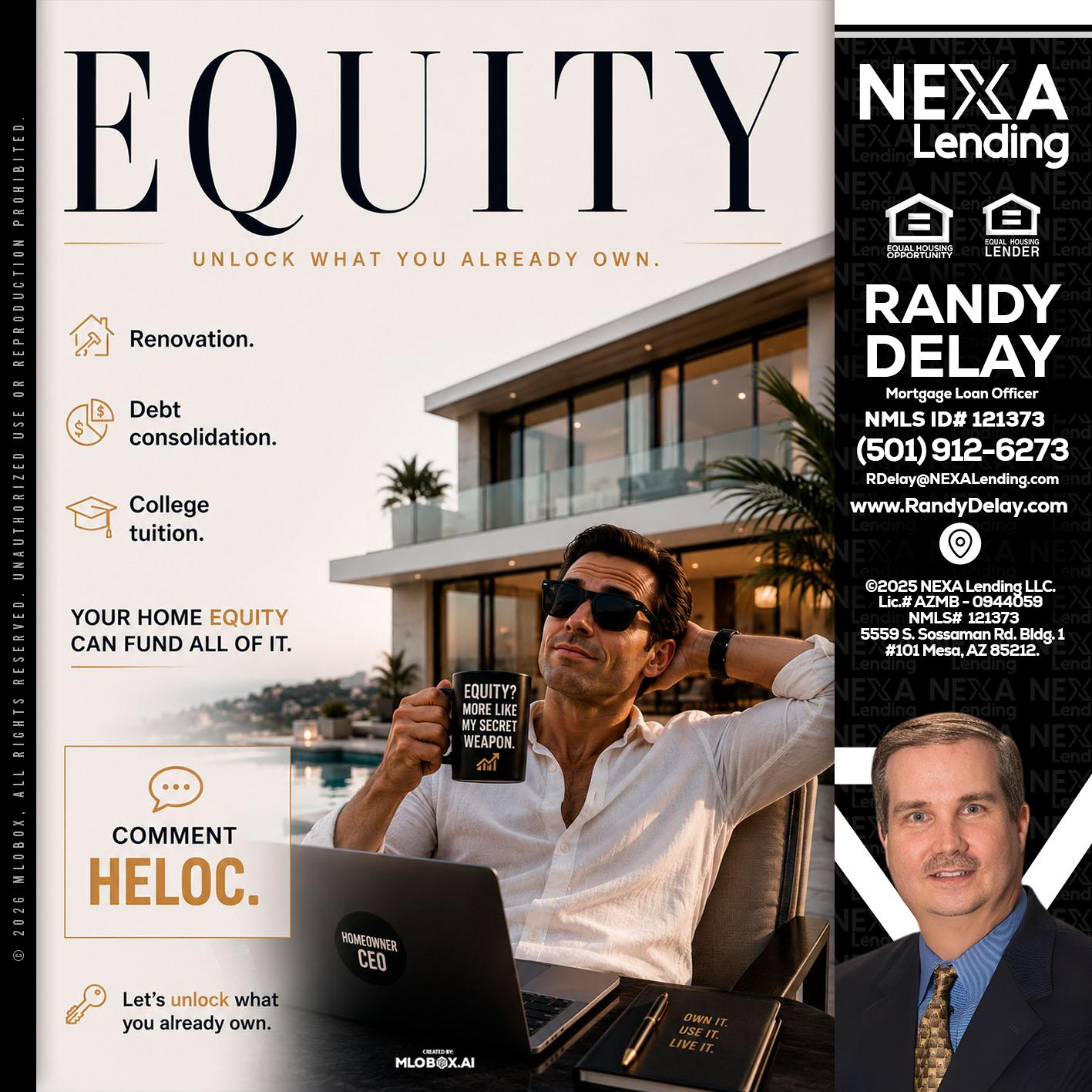 EQUITY - Randy DeLay -Mortgage Loan Officer