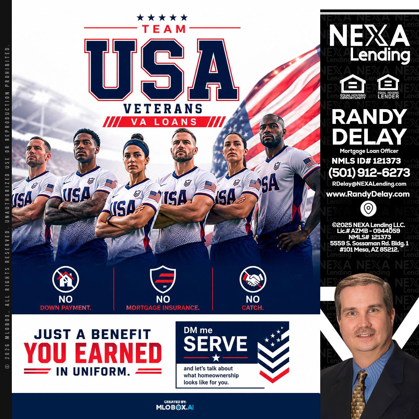 USA TEAM - Randy DeLay -Mortgage Loan Officer