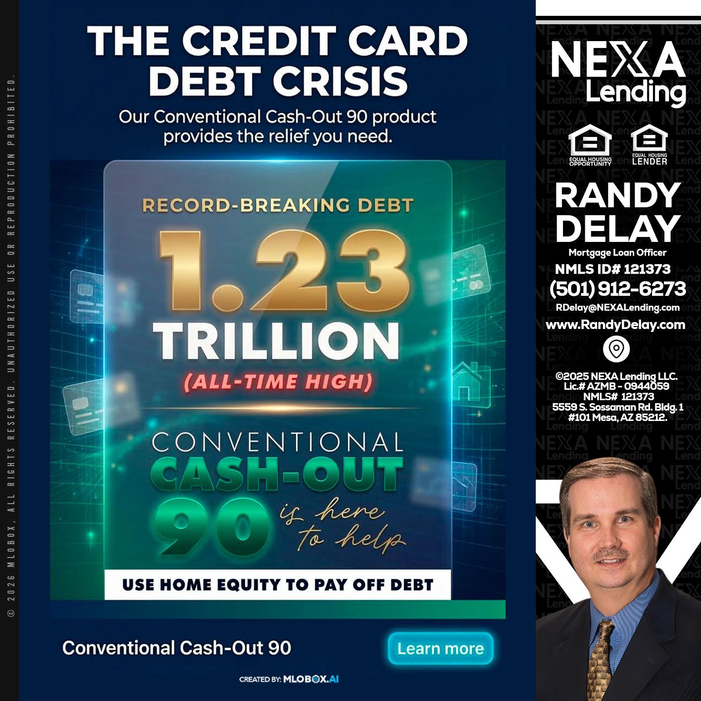 THE CREDIT CARD - Randy DeLay -Mortgage Loan Officer