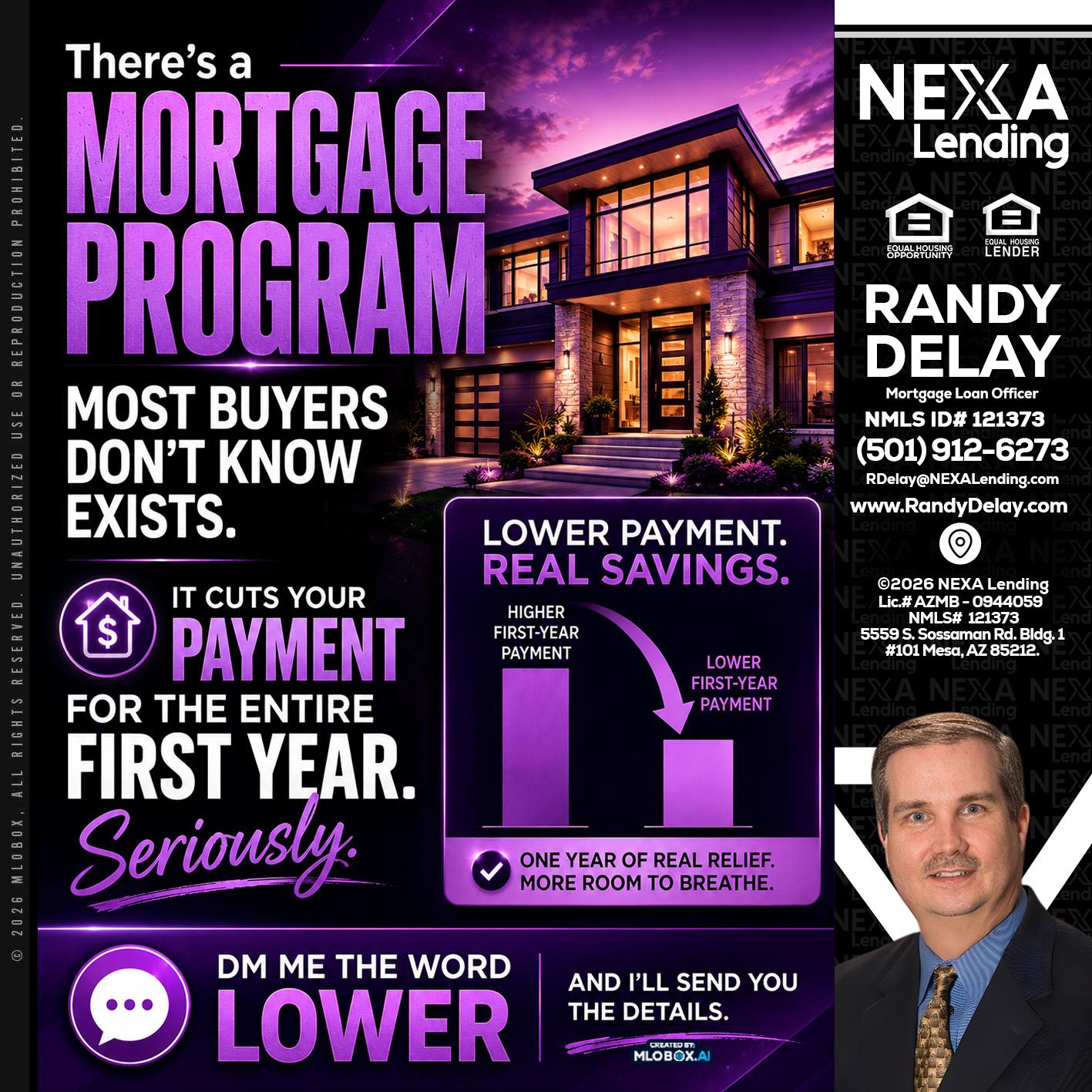 MORTGAGE PROGRAM - Randy DeLay -Mortgage Loan Officer